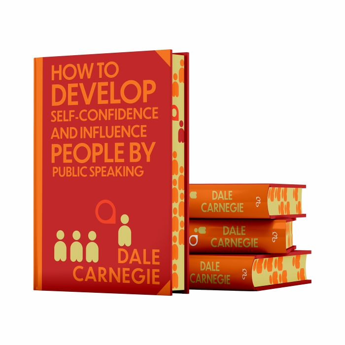 How to Develop Self-Confidence and Influence People By Public Speaking (Sprayed Edges)